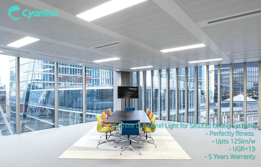 Cyanlite LED Lighting for metal ceiling systems SAS330